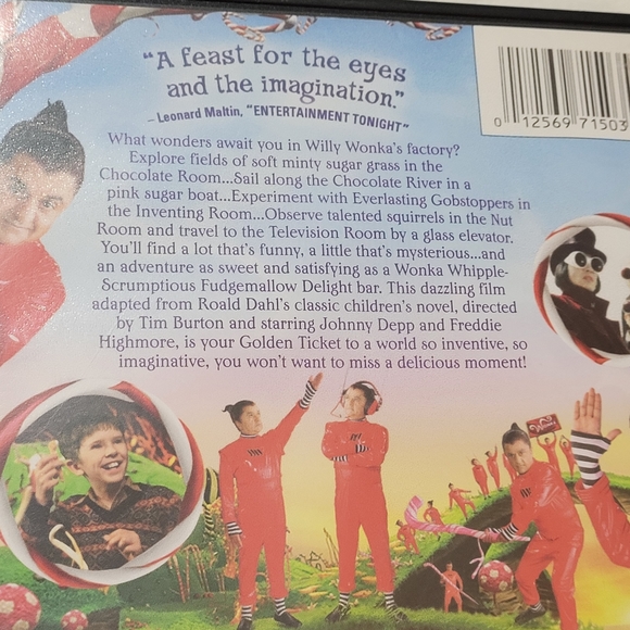 ๐ 3 for $10 ๐ DVD Charlie and the Chocolate Factory (2005) used - Picture 3 of 7
